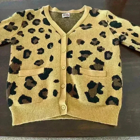 Chloe Sevigny for Open Ceremony Leopard Print Cardigan - Picture 4 of 8